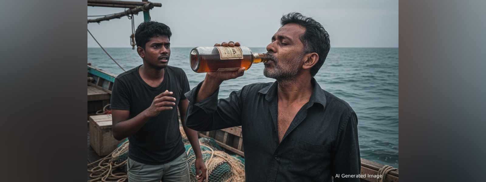 ද්‍රවයක් පානය කිරීමෙන් ධීවරයින් 2නෙක් මරුට